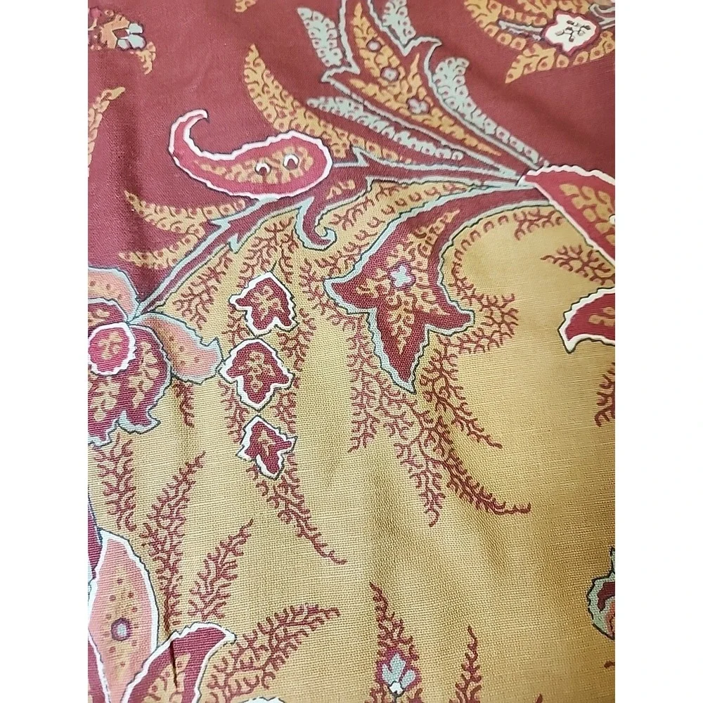 Pottery Barn Madeline Palampore Euro Sham 24x24 Linen Blend NWOT Floral‎
